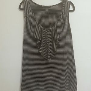 Lifestyle Attitude Size 3X Black & White Tank Top